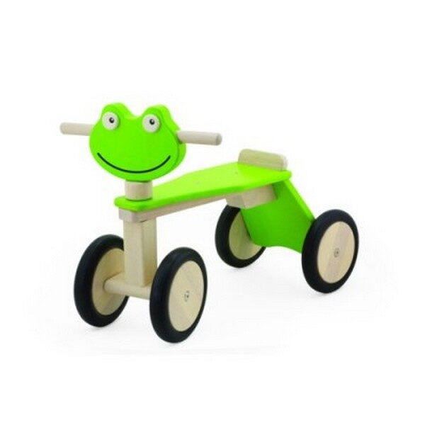 7cbb2ed63720f8c374a6bb8de510bba9587b9f03 pintoy pintoys loopfiets kikker hout houten speelgoed