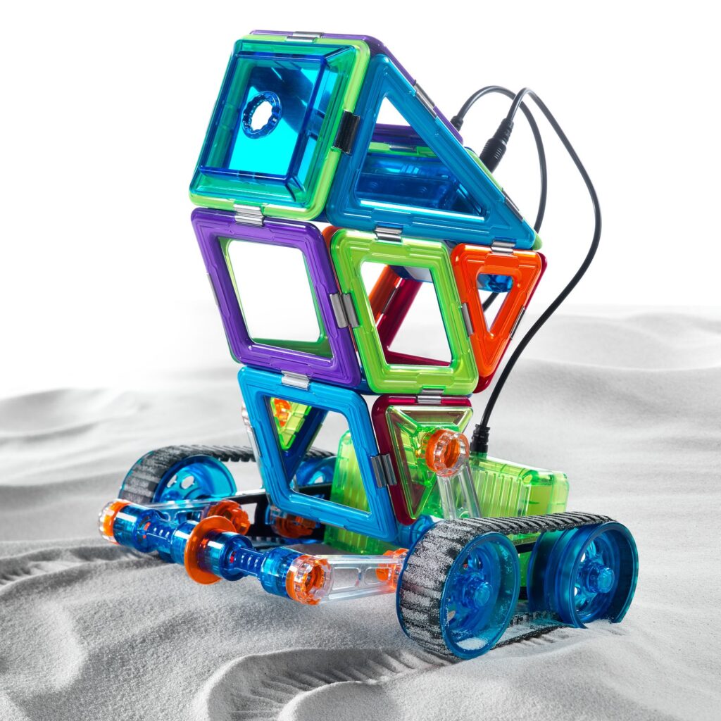 GEO_marsexplorer_top geosmart magneten magnetisch bouwspeelgoed bouwen constructiespeelgoed futuristisch