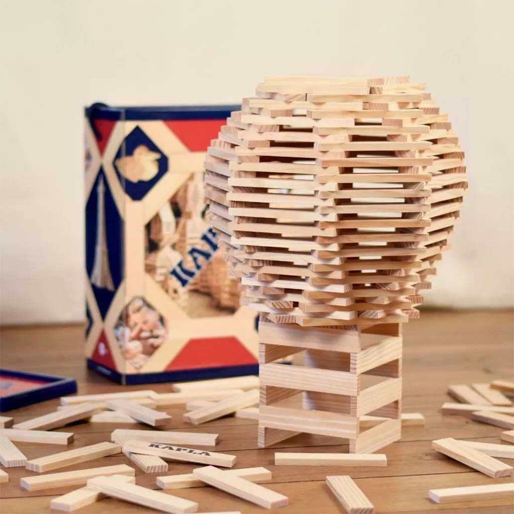 kapla kapla hout houten speelgoed bouwspeelgoed blokken blokkenset
