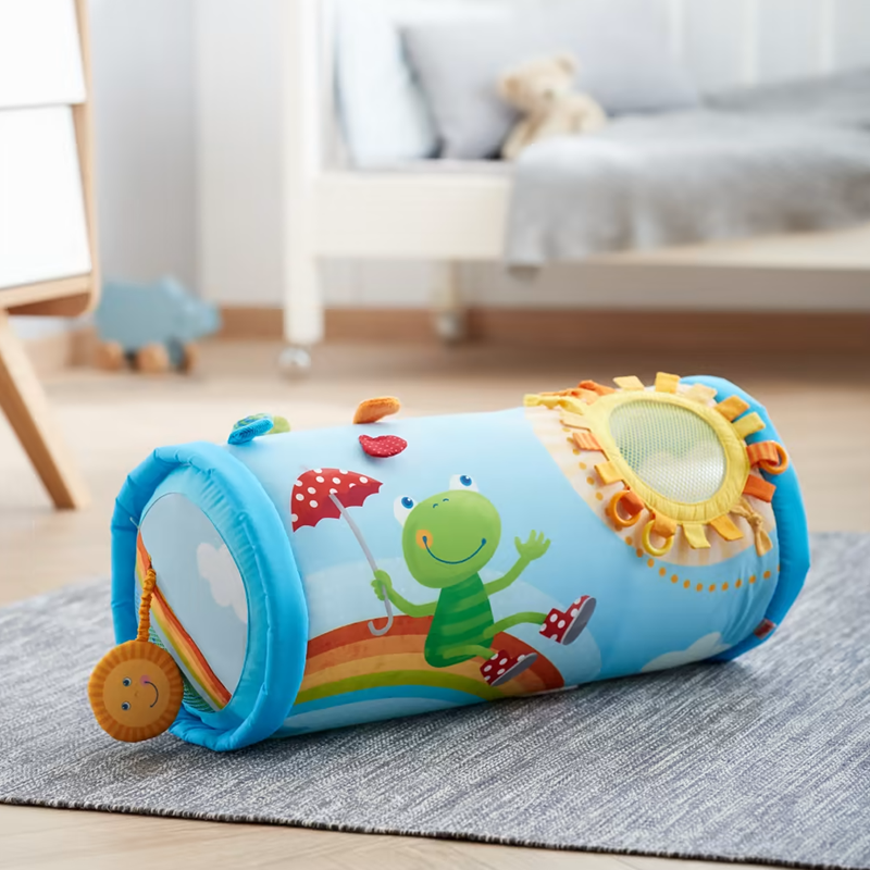 haba babyspeelgoed peuterspeelgoed kruiprol kruipen bewegen hout houten speelgoed