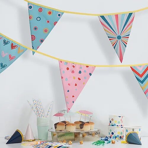 mijn eigen slinger stoffen verjaardagsslingers feestslingers slingers